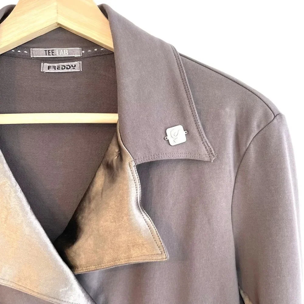 Freddy Tee Lab Button Up Spring Blazer Jacket - Picture 3 of 7